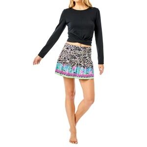 LILLY PULITZER Luxletic Gardenia Women's Skort XL
